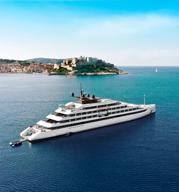 Ship in Calvi, Corsica