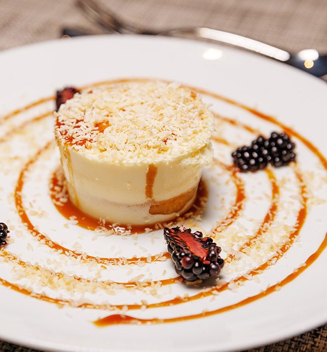 Image of dessert on a plate