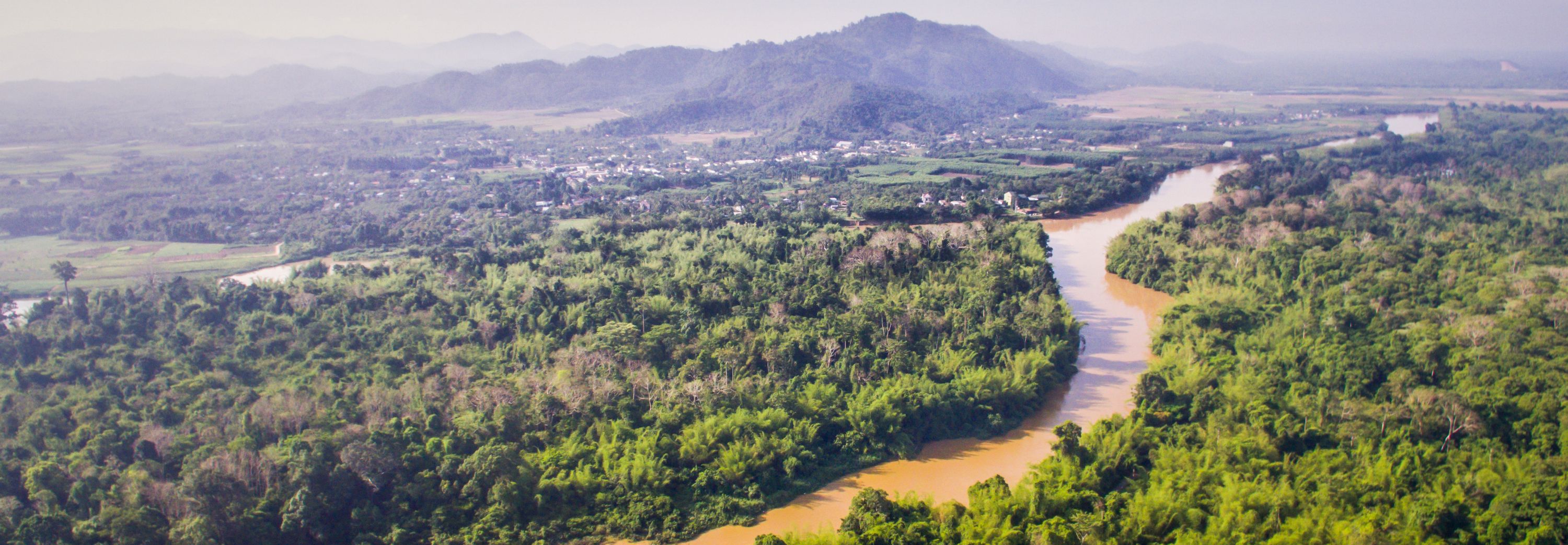 Stunning aerial view of Cat Tien National Park