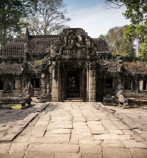 Chambers within Banteay Kde, Cambodia