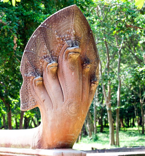 Sacred Hindu relic at Beng Mealea, Cambodia