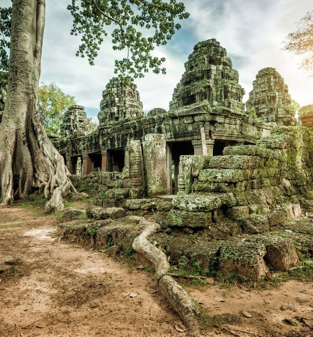 A tranquil spot amid Angkor Wat