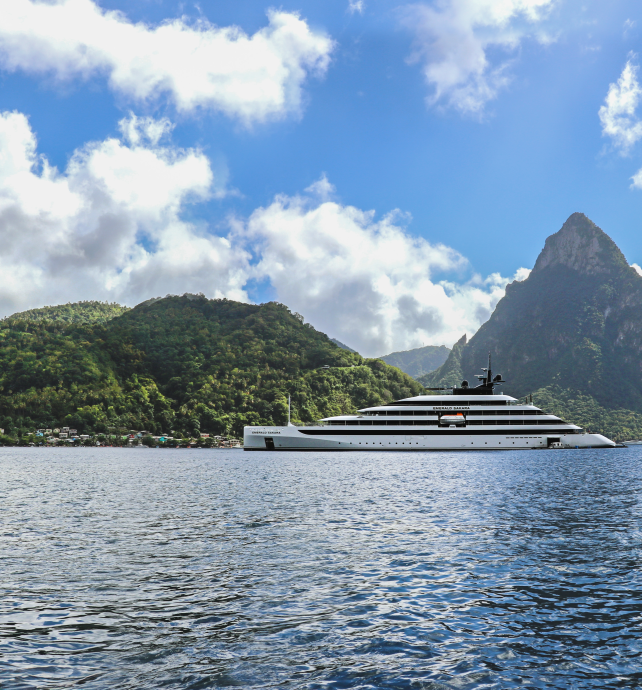 Emerald Sakara in Saint Lucia