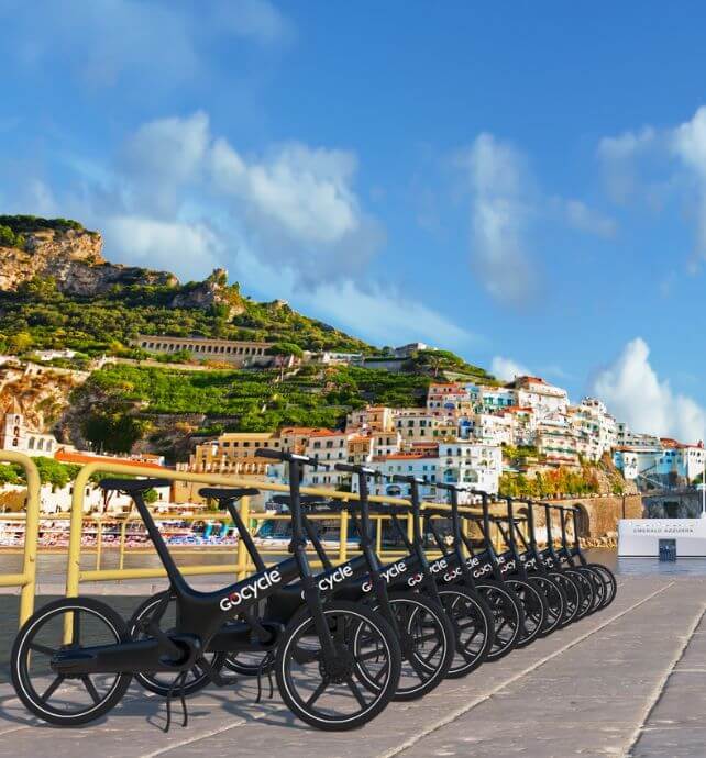 Emerald Azzurra with GoCycle bikes