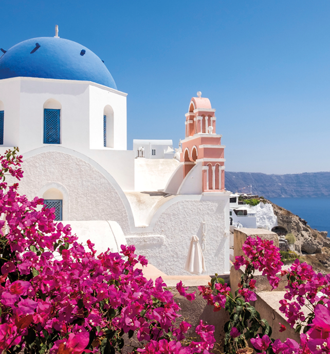 a home in Santorini Greece