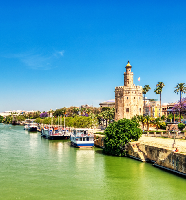Torre Del Oro Guadalquivir River Seville Spain