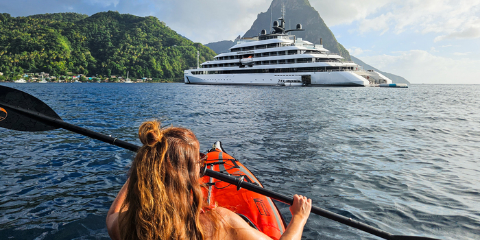 Emerald Sakara in Saint Lucia